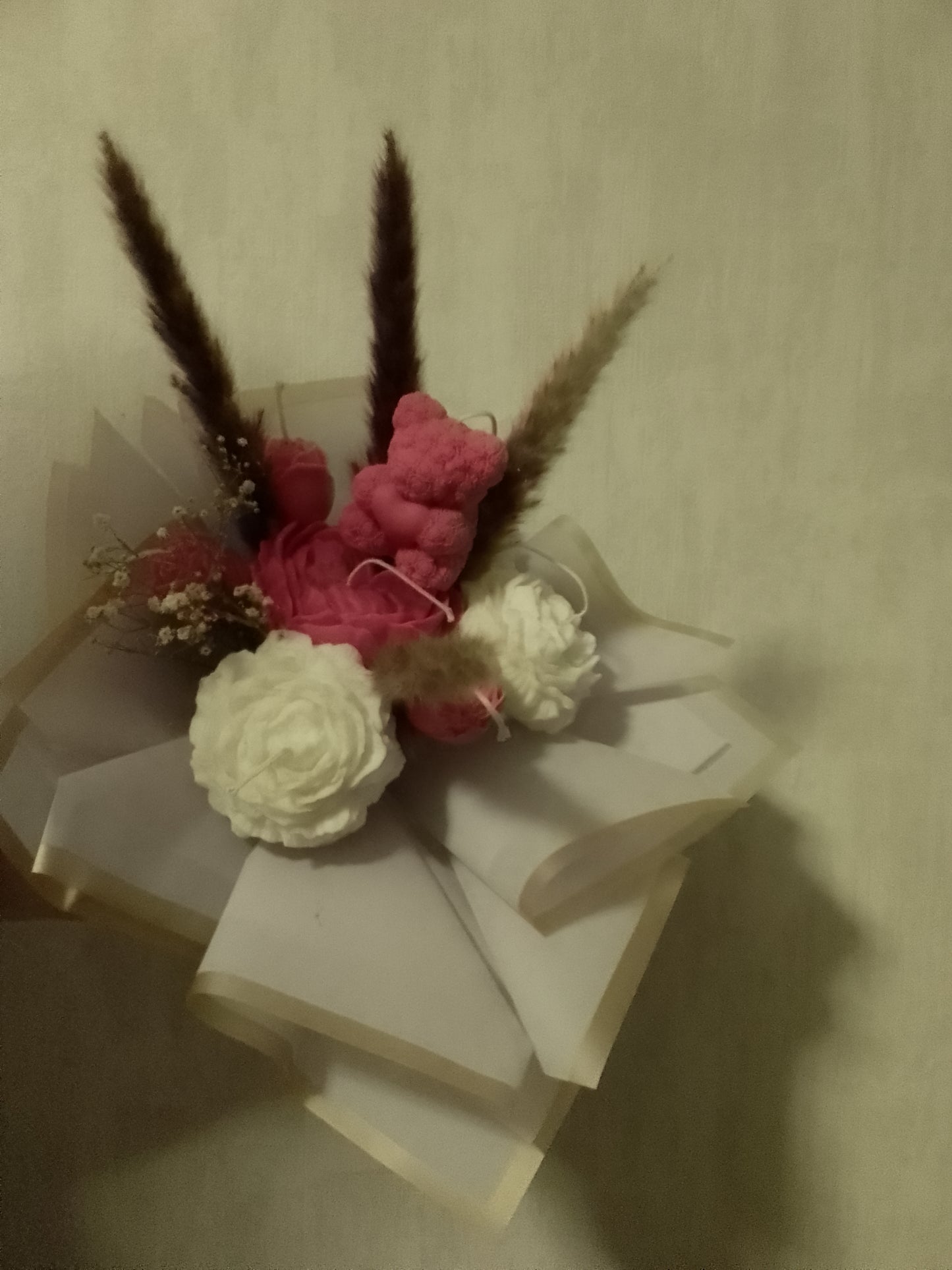 Kerzen-Blumenstrauß Blumenstrauß aus Kerzen Bio Sojawachs vegan