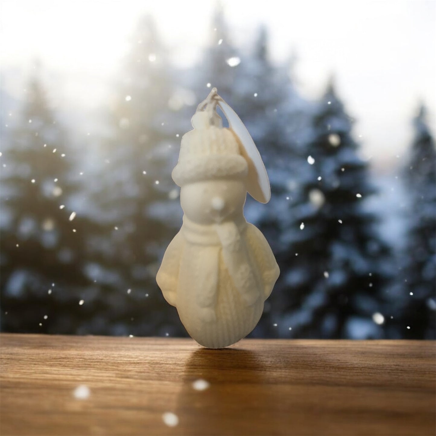 Kerzenset Schneemänner-Wichtel aus Bio Sojawachs ohne Paraffin mit oder ohne Duft