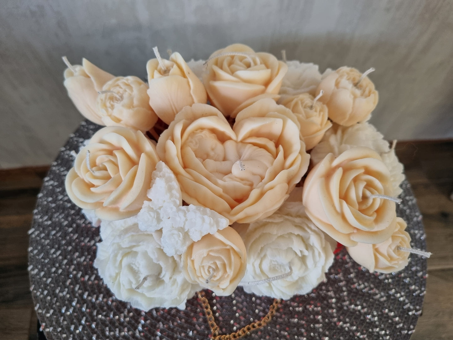 Kerzen Bouquet Spring Bag L Bio Sojawachs vegan