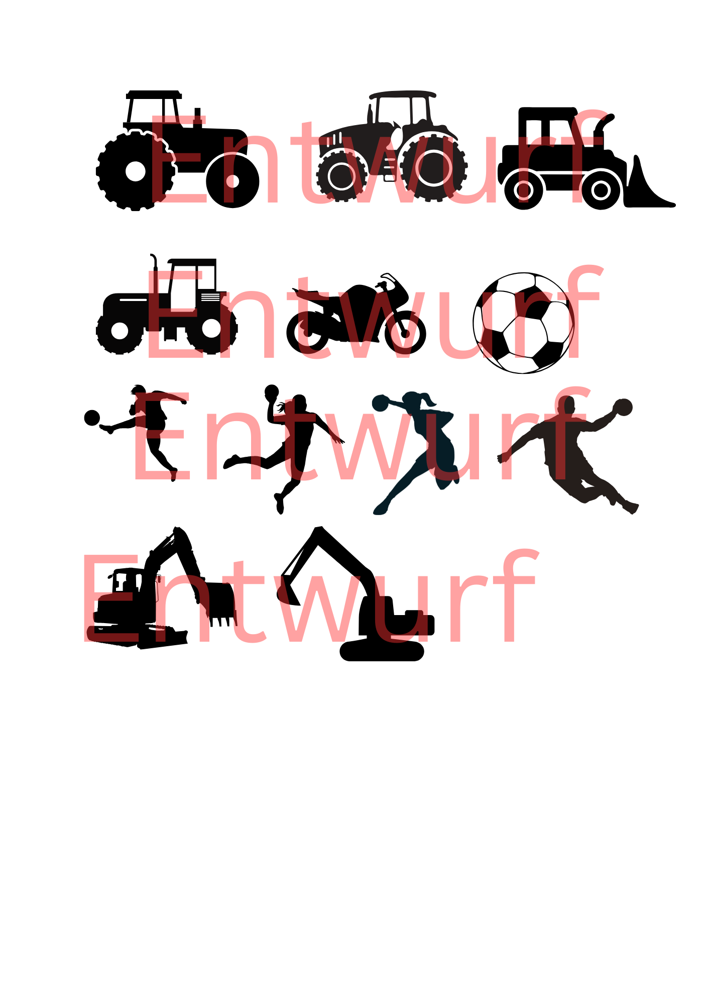 Personalisierte Christbaumkugel Einhorn + Name Glas 6 cm