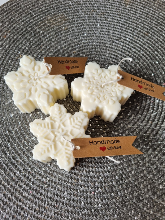 Kerzenset Schneeflocken