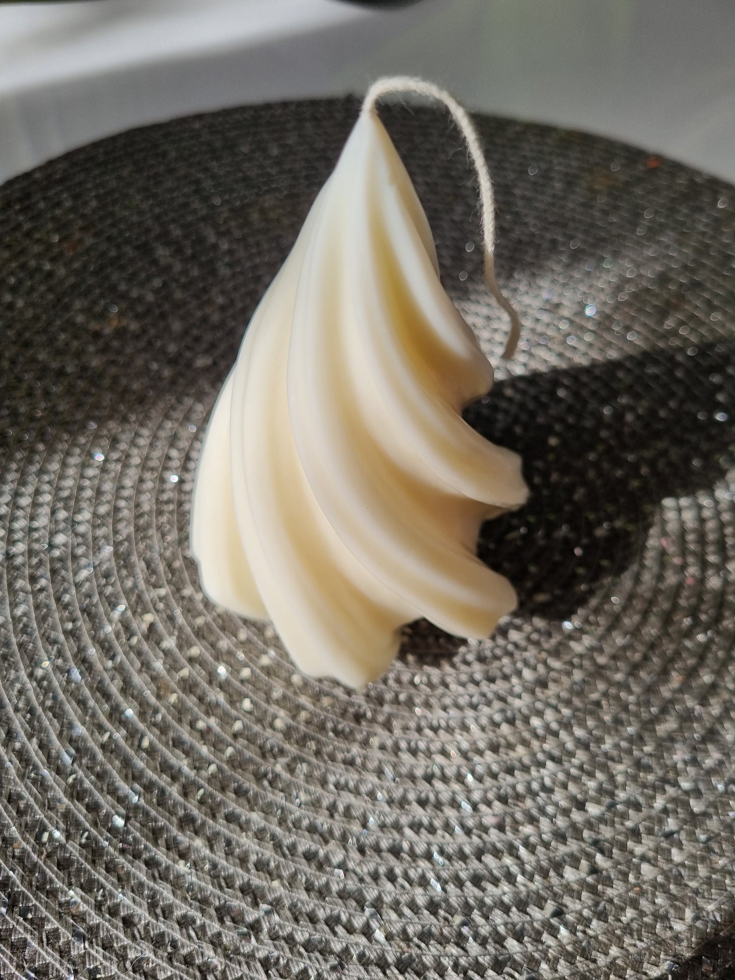 Kerze Swirl Tannenbaum Bio Sojawachs ohne Paraffin